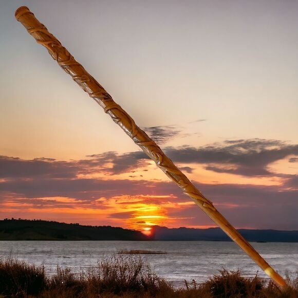 Hermione Granger Wand Magic Harry Potter Series Hard Plastic Textured Brown - Picture 8 of 10